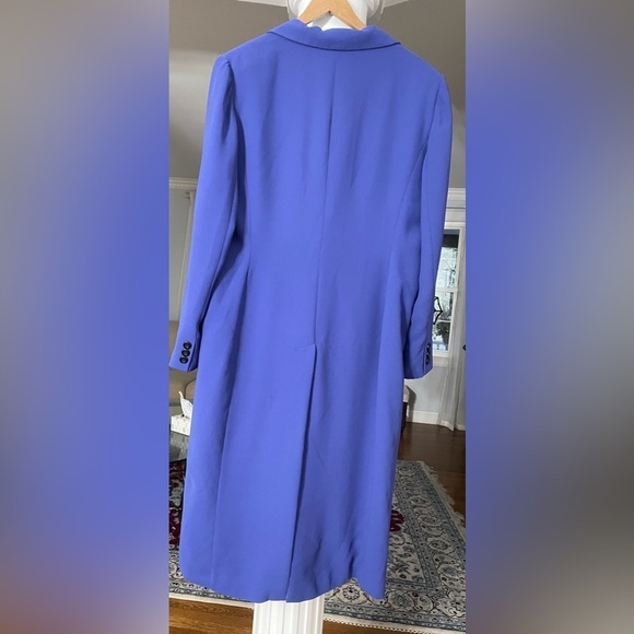 Blushe by Spiegel women’s Missy size 16one button lined purple trench/ over coat - Picture 2 of 7